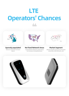 روتر WiFi hotspot LED جیبی CAT4 4G LTE ، روتر بی سیم 4G LTE ، روتر موبایل 4g ، روتر mifi