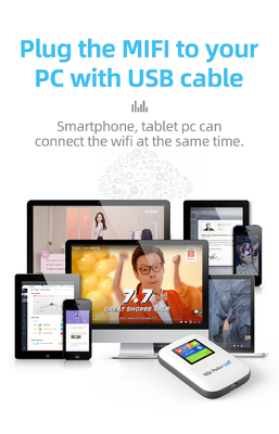 روتر موبایل 4G 2700-3000 میلی‌آمپر ساعتی با صفحه نمایش سیاه آنلاک