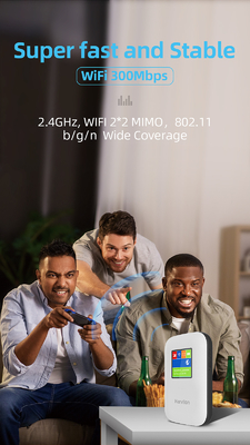روتر موبایل 4G 2700-3000 میلی‌آمپر ساعتی با صفحه نمایش سیاه آنلاک