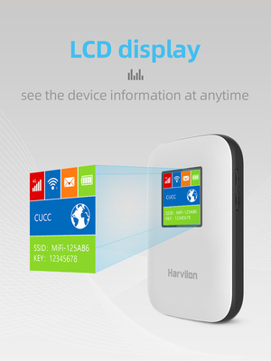 روتر MIFI Mobile 4G با صفحه نمایش 2700mAh-3000mAh پاکت مودم وای فای جیبی
