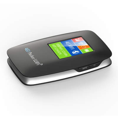 روتر 4G موبایل 2700mAh-3000mAh Hotspot WIFI جیبی با صفحه نمایش مشکی آنلاک
