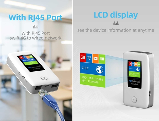 پشتیبانی از روتر وای فای تلفن همراه WIFI Hotspot جیبی 4G VPN باز با اسلات سیم کارت