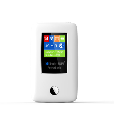 روتر WIFI قابل حمل 5000 میلی آمپر ساعتی 4G با پورت شبکه RJ45 Wan