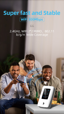 روتر جیبی بی سیم 5000 میلی آمپر ساعتی 4G با پورت شبکه RJ45 Wan