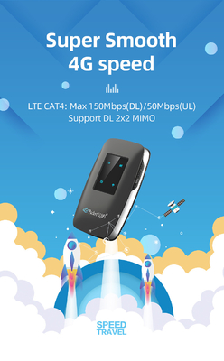روتر 4G LTE MiFi با باتری 3000 میلی آمپر ساعتی