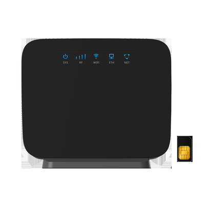 روتر داخلی CPE 4G Lte با اسلات سیم کارت دو آنتن خارجی برای دفتر
