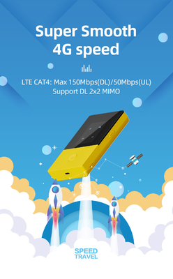3G موبایل قابل حمل 4G روتر ماشین WiFi جیبی با اسلات سیم کارت