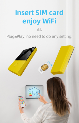 3G موبایل قابل حمل 4G روتر ماشین WiFi جیبی با اسلات سیم کارت