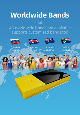 3G موبایل قابل حمل 4G روتر ماشین WiFi جیبی با اسلات سیم کارت