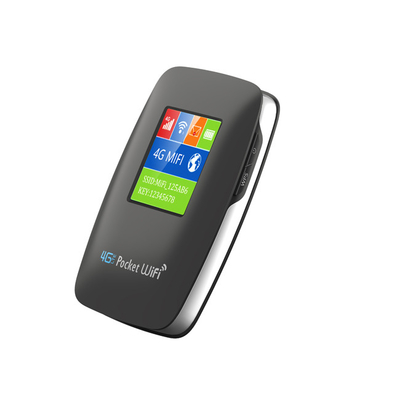 2700mAh-3000mAh 4G Lte MiFi Router 150Mbps 4G Mobile WiFi Hotspot 15 دستگاه با صفحه نمایش LCD