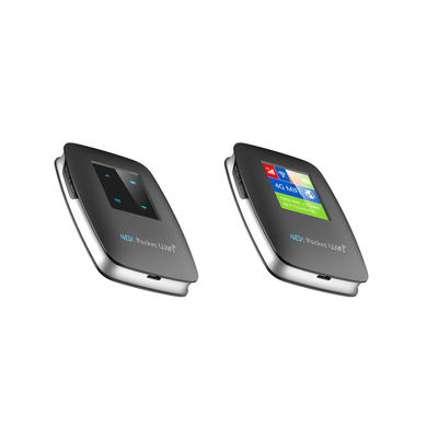 2700mAh-3000mAh 4G Lte MiFi Router 150Mbps 4G Mobile WiFi Hotspot 15 دستگاه با صفحه نمایش LCD