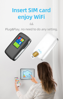 2700mAh-3000mAh 4G Lte MiFi Router 150Mbps 4G Mobile WiFi Hotspot 15 دستگاه با صفحه نمایش LCD
